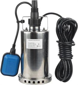 img 4 attached to 💦 ExtraUP 1HP Stainless Steel Submersible Pump - 3000 GPH Clean Water Transfer Pump for Pool, Pond, Flood, Sump