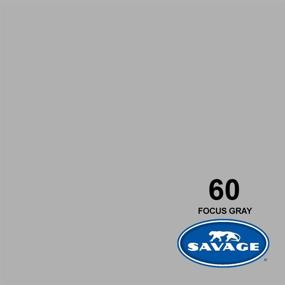 img 2 attached to Savage Seamless Paper Photography Backdrop - #60 Focus Gray (53 in x 36 ft) for YouTube Videos, Live Streaming, Interviews, Portraits - Made in USA