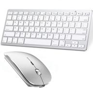 tnana silver bluetooth keyboard and mouse for ipad/iphone (ipados 13/ios 13 or higher) - wireless keyboard and mouse for ipad/ipad air/ipad pro/ipad mini, iphone, and mac логотип