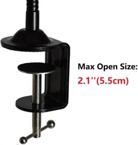 img 1 attached to Logitech StreamCam Stand - 25'' Flexible Arm Clamp Mount Tripod for Brio 4K, C920s, C922x: Enhanced Streaming Experience