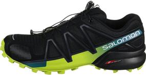 img 1 attached to Salomon Speedcross Trail Runner Black Men's Shoes in Athletic