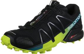 img 4 attached to Salomon Speedcross Trail Runner Black Men's Shoes in Athletic