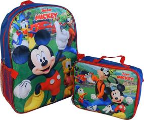 img 2 attached to 🎒 Mickey Mouse Backpack with Removable Lunch Bag