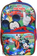 🎒 mickey mouse backpack with removable lunch bag логотип