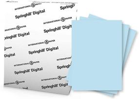 img 4 attached to 📄 Premium Lightweight Cardstock Paper: Springhill 11” x 17” Blue Colored, 67lb Vellum Bristol, 147gsm, 250 Sheets (1 Ream) - Textured Finish Printer Paper - Ideal for Crafting, Printing, and More - 026004R