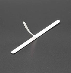 img 3 attached to 💯 100 Pack Adhesive Metal Nose Bridge Strips for Face Masks - Flexible Alumilum Nose Wire Clips for DIY Handmade Cloth Masks with Cotton Fabric