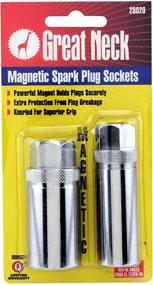 img 1 attached to ⚙️ GreatNeck 28020 Magnetic Spark Plug Socket Set, 2-Piece – Reliable Plug Retention, Easy Removal and Installation, Durable & Rust-resistant Chrome Finish