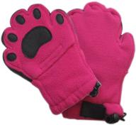 animal world hands brown mittens logo