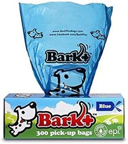 img 2 attached to 🐶 Bark Dog Waste Poop Bags, 300 Count Blue: Convenient and Reliable Waste Disposal Solution for Pet Owners