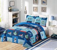 golden quality bedding bedspread astronaut logo