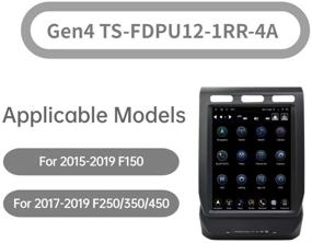 img 3 attached to 🚗 Upgrade Your F150 2015-2019 & F250/F350/F450 2017-2019 with LINKSWELL Gen IV 12.1-Inch GPS Navigation Android Head Unit TS-FDPU12-1RR-4A – Enhanced HDMI/BT/USB/AUX/WiFi Connectivity Unimeauto Car Stereo