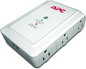 img 3 attached to 💡 APC P6WT: 6-Outlet Multi Plug Extender with Surge Protection & Telephone Ports