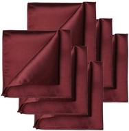 🧣 scarlet kissties pocket square handkerchief: essential men's accessories logo