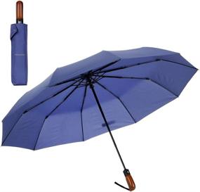 img 4 attached to Leodauknow Automatic Umbrella Windproof Protection Ergonomic