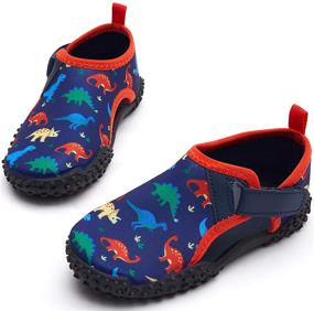 img 4 attached to RUNSIDE Girls: Water-Resistant Non Slip Barefoot Shoes for Active Girls