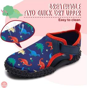 img 3 attached to RUNSIDE Girls: Water-Resistant Non Slip Barefoot Shoes for Active Girls