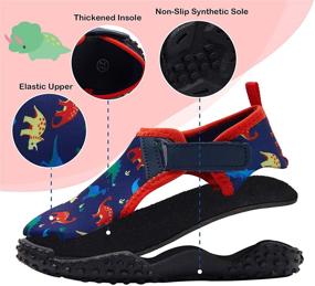 img 2 attached to RUNSIDE Girls: Water-Resistant Non Slip Barefoot Shoes for Active Girls