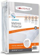 waterproof fitted cot mattress protector cover - guardmax, noiseless & healthy for camping cot (33 x 75) logo