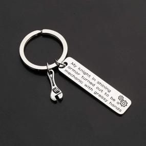 img 2 attached to Ultimate Gzrlyf Mechanic Keychain: Unleash Your Inner Knight with this Hilarious Mechanic & Machinist Gift