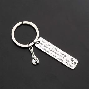 img 3 attached to Ultimate Gzrlyf Mechanic Keychain: Unleash Your Inner Knight with this Hilarious Mechanic & Machinist Gift
