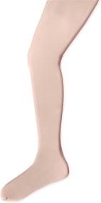 img 1 attached to Capezio Girls Waistband Footed Ballet