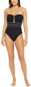 img 3 attached to 👙 Stylish and Flattering: La Blanca Women's Bandeau One Piece Swimsuit