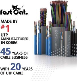 img 1 attached to High-Speed Cat5e Ethernet Cable 1000ft - 24 AWG, CMR, Insulated Bare Copper Wire 🔌 Internet Cable with FastReel - 350MHZ / Gigabit Speed UTP LAN Cable - CMR (Purple)