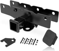 🚙 oedro 2" задний фаркоп для прицепа для jeep wrangler jl jlu 2018-2021 2-дверный и 4-дверный (не совместим с моделями jk 2018 года) - набор для буксировки с защитной крышкой для фаркопа логотип