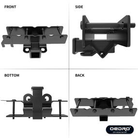 img 1 attached to 🚙 OEdRo 2" Задний фаркоп для прицепа для Jeep Wrangler JL JLU 2018-2021 2-дверный и 4-дверный (не совместим с моделями JK 2018 года) - набор для буксировки с защитной крышкой для фаркопа