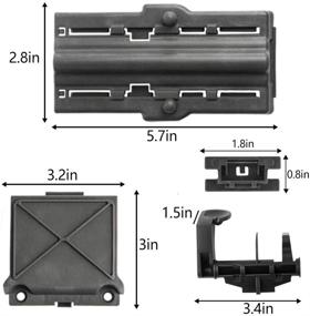 img 2 attached to 🔧 W10712395 Dishwasher Upper Rack Adjuster Kit - Metal Upgrade for Whirlpool Kenmore Kitchenaid - Replaces W10712395VP W10350375 W10250159 - Compatible with Dish-Washing Machine - 18 pcs - AP5957560 PS10065979