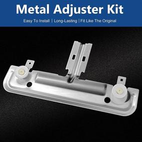 img 3 attached to 🔧 W10712395 Dishwasher Upper Rack Adjuster Kit - Metal Upgrade for Whirlpool Kenmore Kitchenaid - Replaces W10712395VP W10350375 W10250159 - Compatible with Dish-Washing Machine - 18 pcs - AP5957560 PS10065979