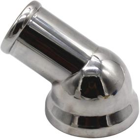 img 1 attached to GSKMOTOR 45 Degree LS Engine Water Neck Thermostat Housing for Chevy LS1 LS2 LS7