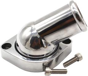 img 4 attached to GSKMOTOR 45 Degree LS Engine Water Neck Thermostat Housing for Chevy LS1 LS2 LS7