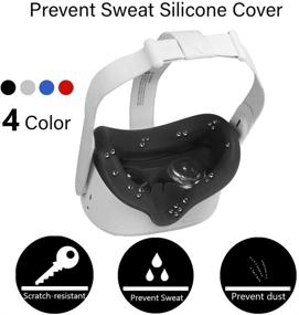 img 3 attached to Akaigu Silicone Sweatproof Lightproof Accessories