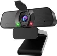📷 enhanced 2k hd webcam with microphone and cover plug - ideal for zoom, skype, gaming, and video calling logo