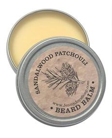 img 4 attached to 🧔 Premium Beard Balm: Jenny Joy's Sandalwood & Patchouli Scent with 100% Rich Nutrients - Mustache and Beard Wax For Men, Enriched with Beeswax, Jojoba, Coconut Oil, and Pine Resin