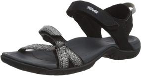 img 4 attached to Stylish and Comfortable: Teva Women's Verra Sandal in Black - Perfect Athletic Shoes for Women