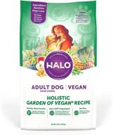 halo vegan dog food: high-quality plant-based dry food for adult dogs logo