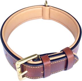 img 4 attached to Premium Leather Padded Dog Collar by Soft Touch Collars - Ultimate Luxury for Your Canine Companion