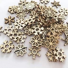 img 1 attached to CHRISTMAS Snowflake Embellishments Decorative Accessories