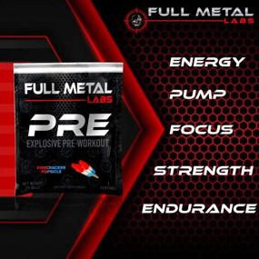 img 1 attached to 💪 Full Metal Labs PRE Firecracker Popsicle Sample - Enhanced Pre Workout Powder for Optimal Results, Pump, Strength &amp; Energy