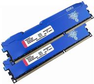 blue 8gb ddr3 ram kit - 2x4gb 240-pin, 1600mhz pc3-12800u, cl11, non-ecc unbuffered desktop memory logo