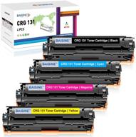 baisine compatible mf8280cw toner cartridge replacement for canon 131 131h toner, 4 pack, black, cyan, magenta, yellow - for canon imageclass mf8280cw, mf628cw, lbp7110cw, mf624cw, mf8280 laser printer ink logo