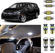 🔆 автогин сверхяркие белые светодиодные лампы для интерьера для honda odyssey 2018-2020 - включает инструмент для установки! логотип