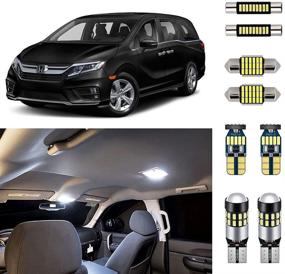 img 4 attached to 🔆 АВТОГИН Сверхяркие белые светодиодные лампы для интерьера для Honda Odyssey 2018-2020 - включает инструмент для установки!