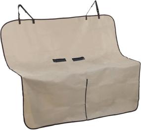 img 1 attached to 🐾 Protect Your Car Seats in Style with PETMAKER's Waterproof Khaki Car Seat Covers for Pets