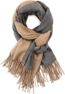 🧣 womens winter oversized cashmere scarves: stay warm in style with women's accessories and wraps logo