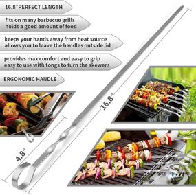 img 1 attached to Barbecue Stainless Reusable Vegetable Including