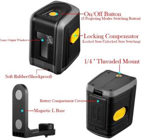 img 3 attached to 📏 OLI Construction Self-Leveling Cross Line Horizontal Tool