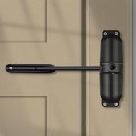 honesecur adjustable safety spring door closers - black | fire rated automatic door hinge converters | self closing hinged doors with automatic stopper логотип